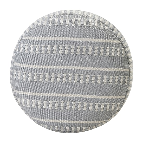 LR Home Belgravia 20" Handmade Polyester Pouf