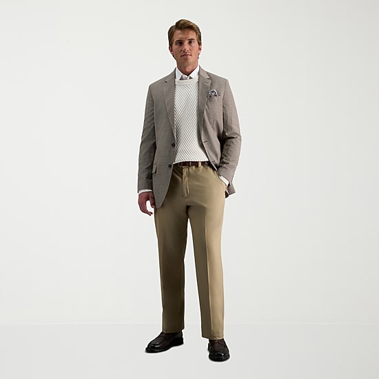 Haggar® Cool 18 Pro Flat Front Pant-JCPenney