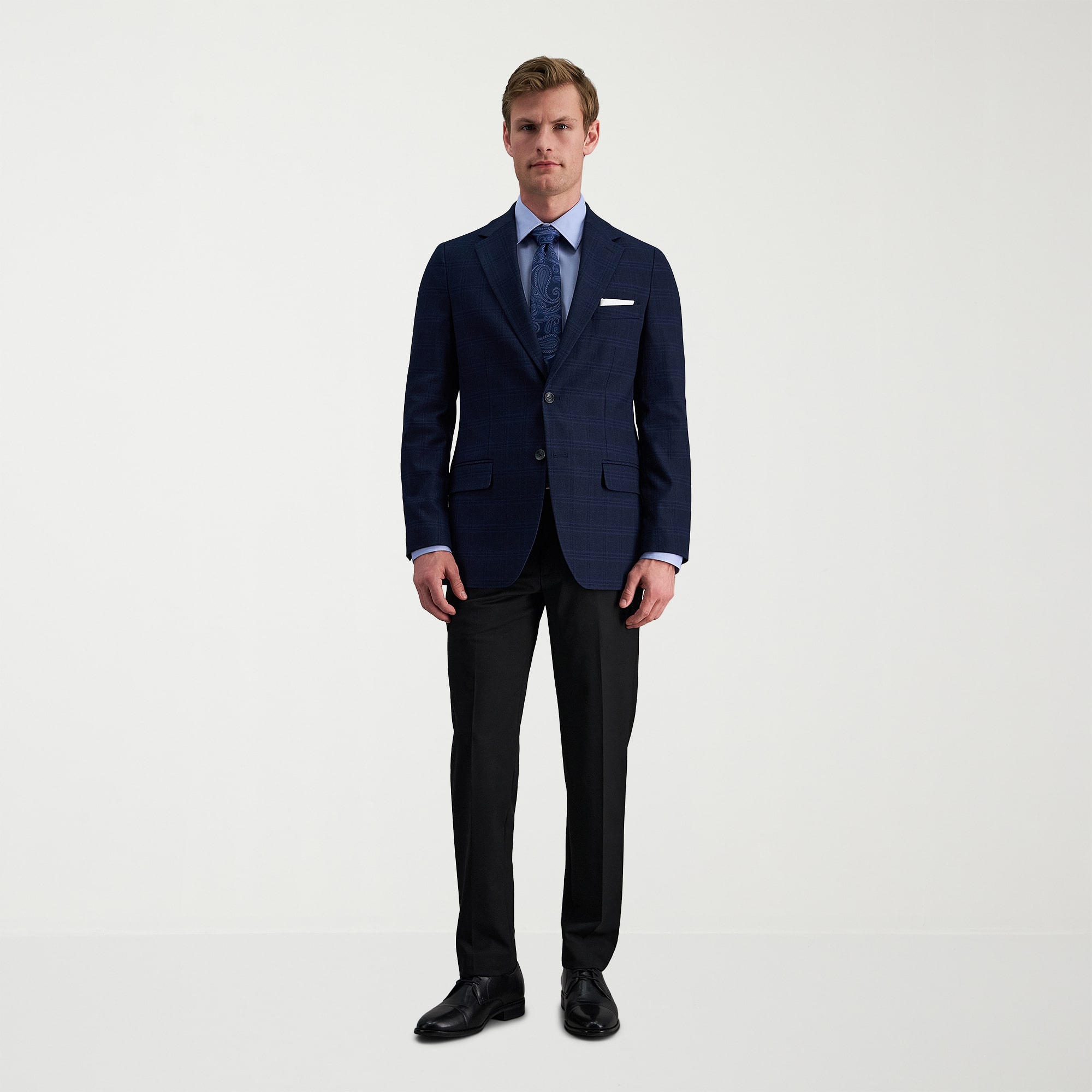 Haggar JMH Premium Stretch Mens COMFORT WAISTBAND Slim Fit Dress Flat Front Pant