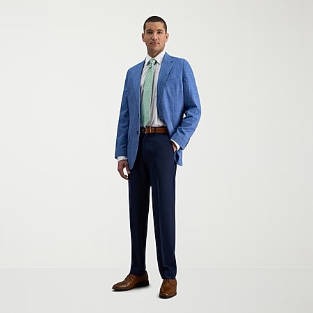savane dress pants sam's club Savane Premium Stretch Expandable Waist Mens Straight Fit Dress Flat Front  Pant