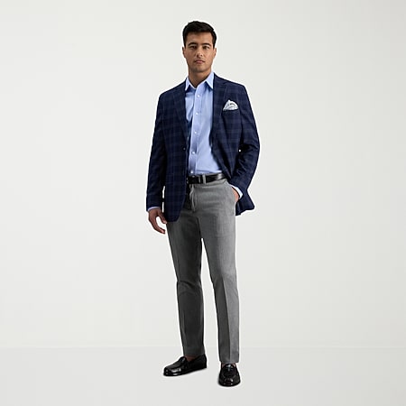 savane slim fit dress pants Savane Performance Straight Fit Flat-Front Pant Khaki 48 / 32