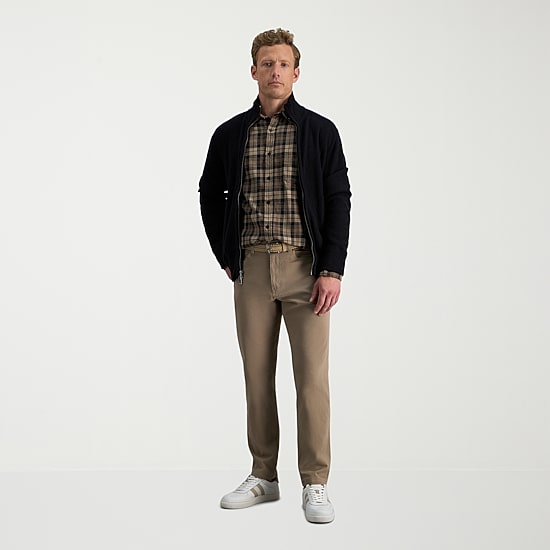 Haggar The Active Series City Flex 5 Pocket Cotton Traveler Mens Comfort Waistband Straight Fit Flat Front Pant