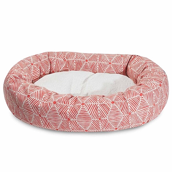 Majestic Pet Charlie Sherpa Bagel Pet Bed