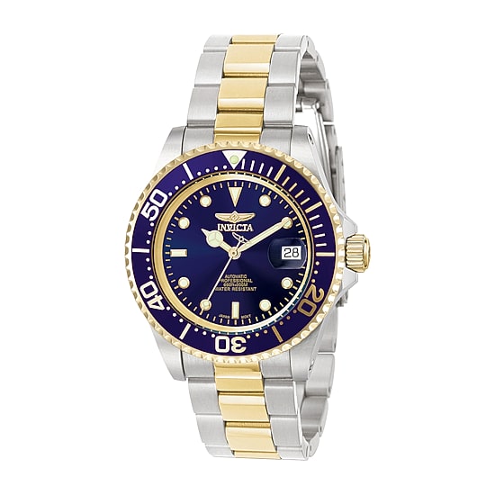 Invicta Pro Diver Mens Automatic Two Tone Stainless Steel Bracelet Watch 8928ob