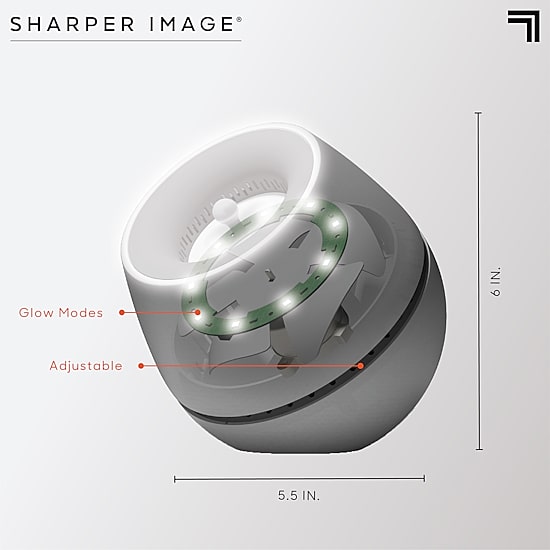 Sharper Image® Sound Soother Wind, White Noise Machine With LED Glow