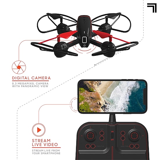 Sharper Image® 10" Mach X Video Drone with Streaming Camera