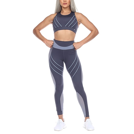 White Mark Womens High Rise 26" Full Length Leggings