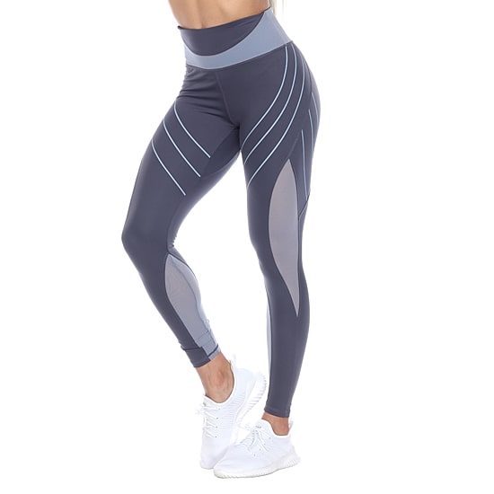 White Mark Womens High Rise 26" Full Length Leggings