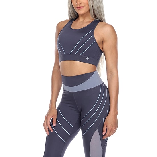 White Mark Womens High Support Sports Bra 18582