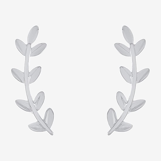Silver Treasures Womens Sterling Silver Ear Climbers