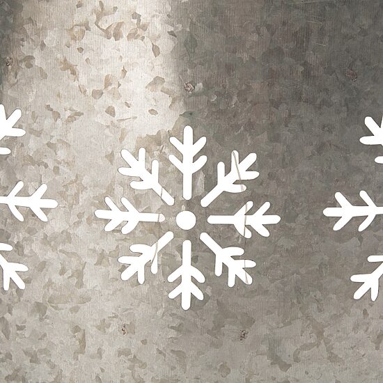 Glitzhome Snowflake With Light String Metal Christmas Tree Collar