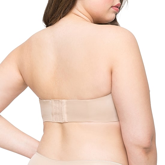 Curvy Couture Smooth Strapless Multi Way Bra- 1290