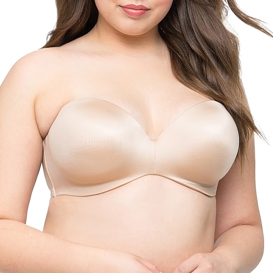 Curvy Couture Smooth Strapless Multi Way Bra- 1290