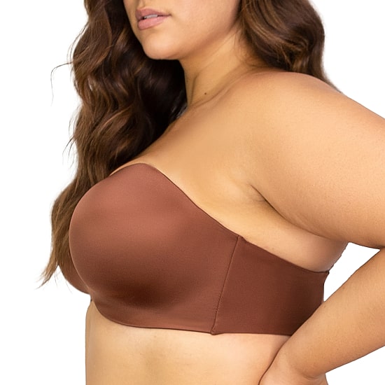 Curvy Couture Smooth Strapless Multi Way Bra- 1290