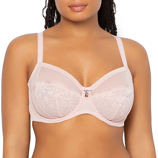 Curvy Couture Lace Luxe Underwire Bra-1299
