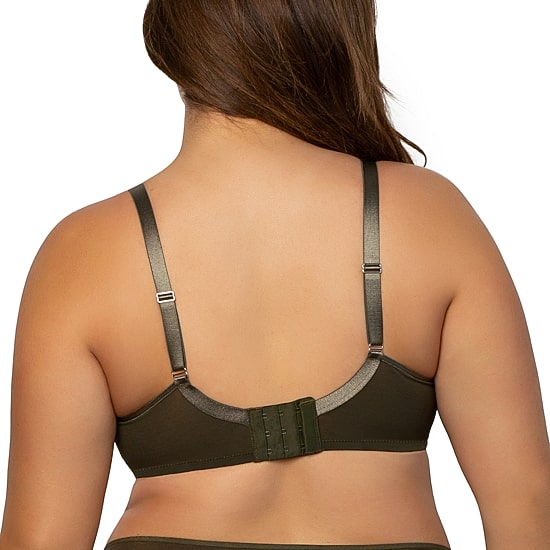 Curvy Couture Sheer Mesh Full Coverage Unlined Underwire Bra - 1311