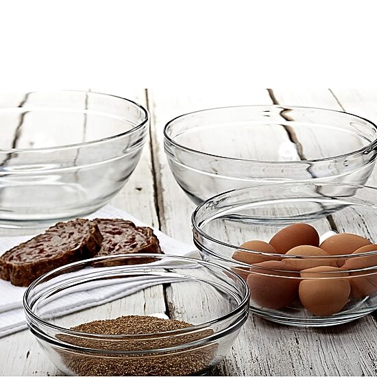 Anchor 4-pc. Glass Mixing Bowl Set