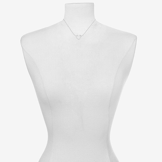 Bijoux Bar Delicates Womens Heart 16 Inch Pendant Necklace