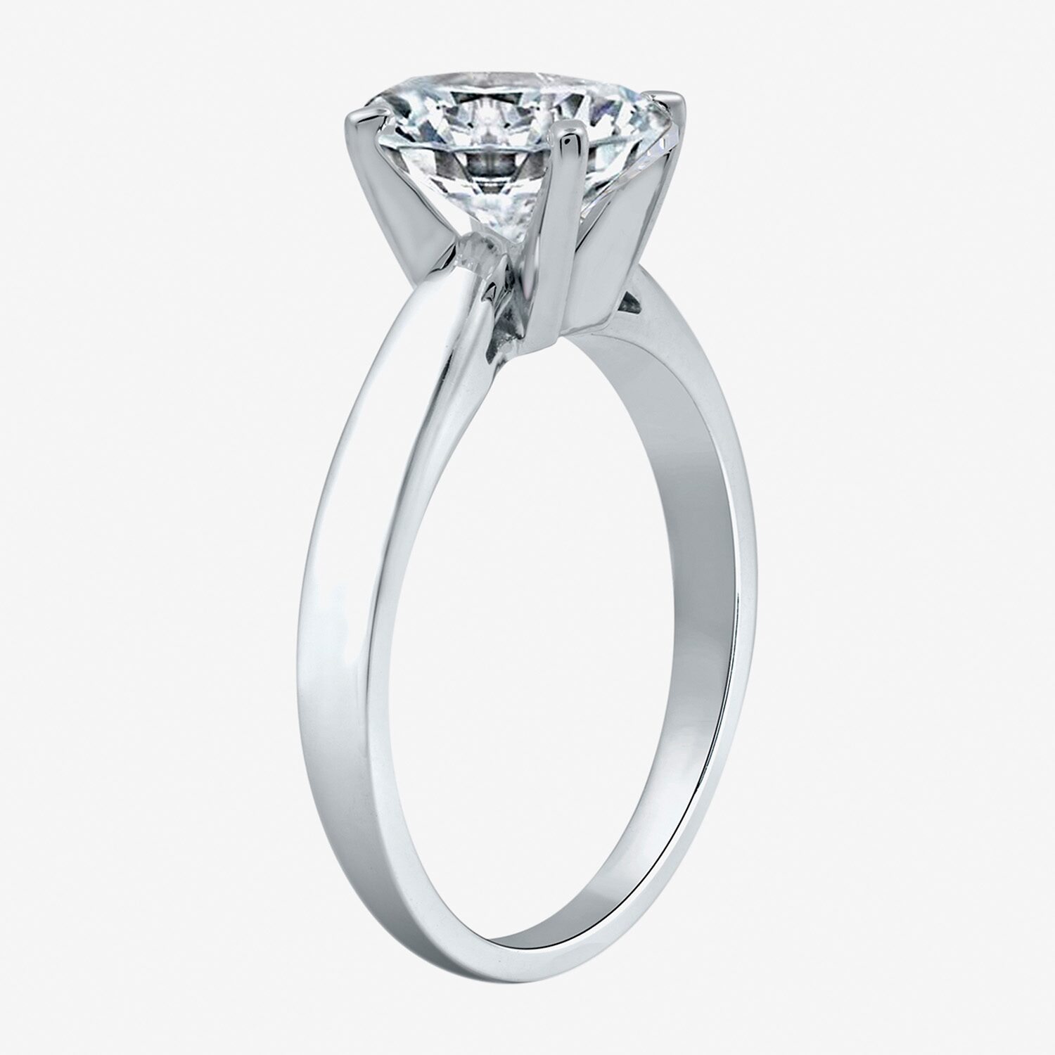 2 CT.Lab-Grown (I / SI2) Diamond Oval-cut Solitaire Engagement Ring 14K Gold