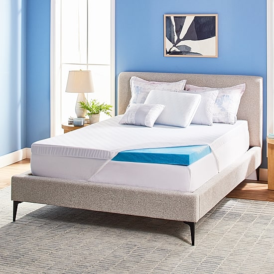 Serta® 3 In Soothing Cool Memory Foam Mattress Topper