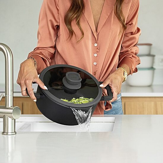 BergHOFF Leo Stone+ Ceramic Non-Stick 5-pc. Cookware Set