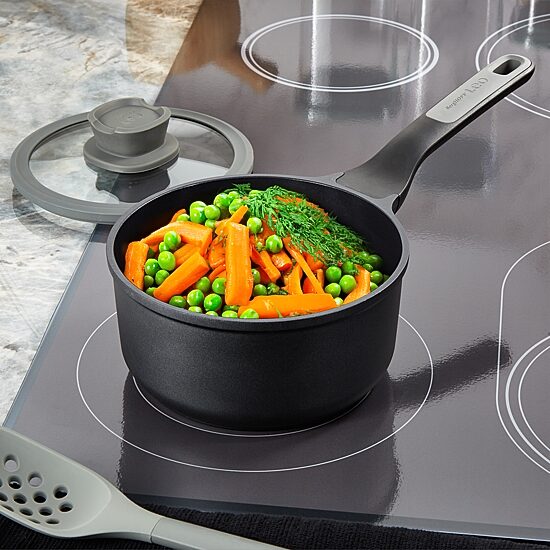 BergHOFF Leo Stone+ Ceramic Non-Stick 5-pc. Cookware Set