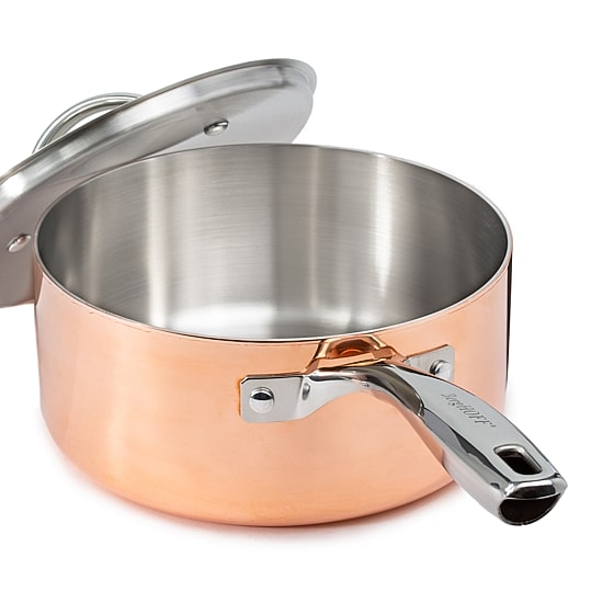 BergHOFF Vintage Tri-Ply Stainless Steel Copper Polished 5-pc. Cookware Set