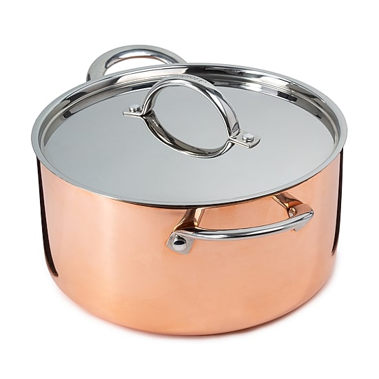 BergHOFF Vintage Tri-Ply Stainless Steel Copper Polished 5-pc. Cookware Set