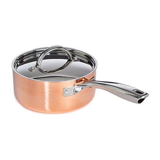 BergHOFF Vintage Tri-Ply Stainless Steel Copper Polished 4-pc. Cookware Set