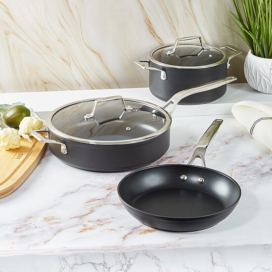 BergHOFF Essentials Ano Hard Anodized Non-Stick 10-pc. Cookware Set