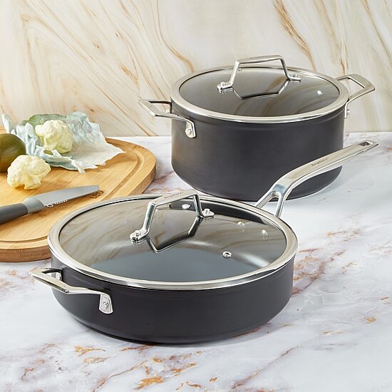 BergHOFF Essentials Ano Hard Anodized Non-Stick 10-pc. Cookware Set