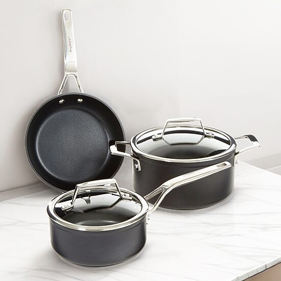 BergHOFF Essentials Ano Hard Anodized Non-Stick 10-pc. Cookware Set