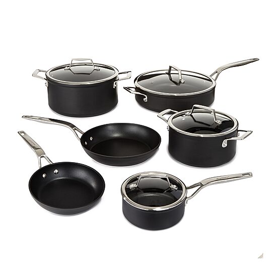 BergHOFF Essentials Ano Hard Anodized Non-Stick 10-pc. Cookware Set