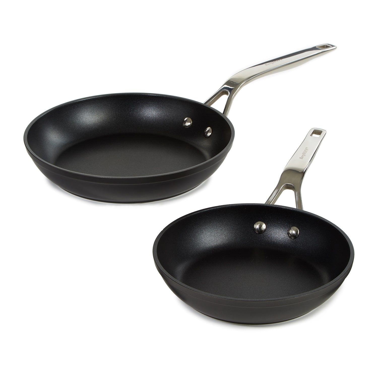 BergHOFF Essentials Ano Hard Anodized Non-Stick 2-pc. Frypan Set