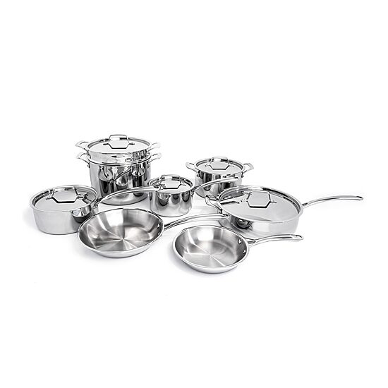 BergHOFF Professional Tri-Ply 18/10 Stainless Steel 2-pc. Fry Pan Set