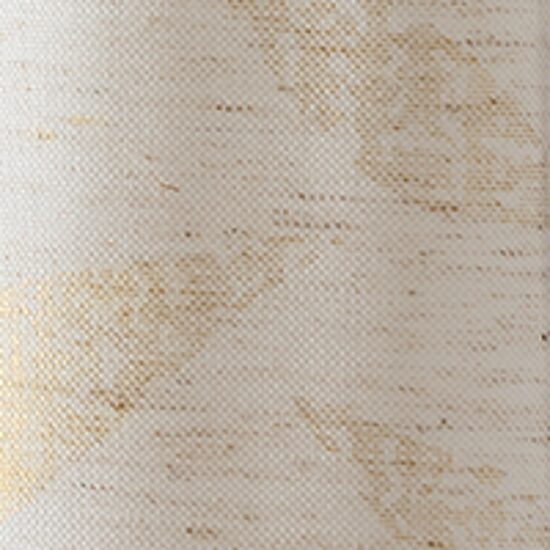 Martha Stewart Metallic Leaves Rod Pocket Light-Filtering Set of 2 Curtain Panel