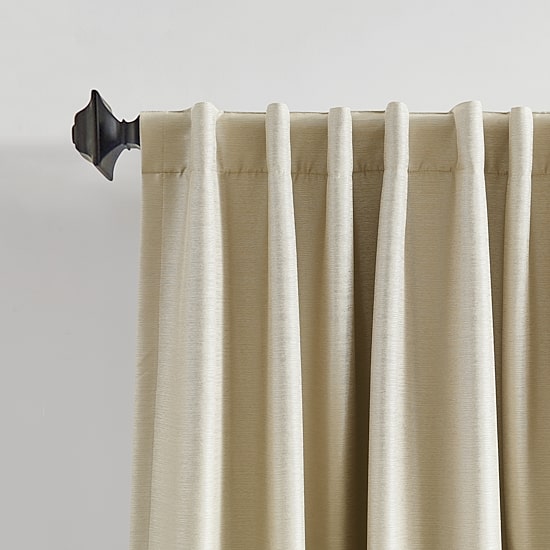 Martha Stewart Spellbound Rod Pocket Blackout Set of 2 Curtain Panel