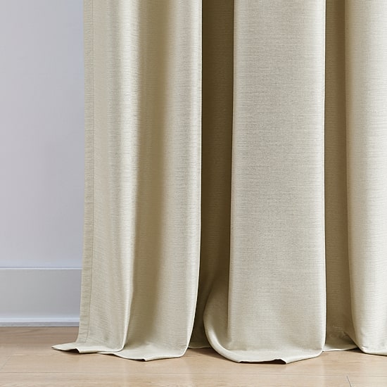 Martha Stewart Spellbound Rod Pocket Blackout Set of 2 Curtain Panel