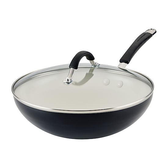 Rachael Ray Cucina Ceramic Non-Stick 11" Stir Fry Pan