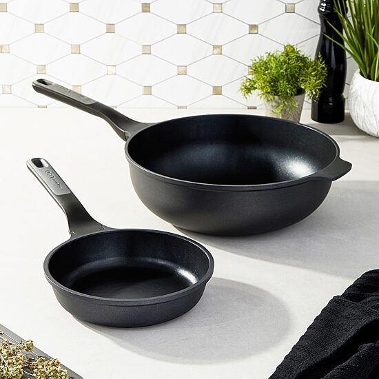 BergHOFF Leo Stone+ Ceramic Non-Stick 2-pc. Stir Fry Set