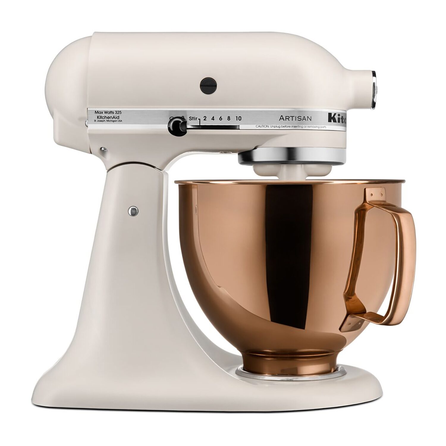 KitchenAid 5Qt Metallic Finish Stainless Steel Mixer Accessory Bowl