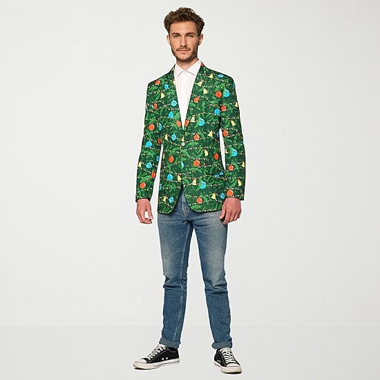 Suitmeister Light Up Christmas Mens Slim Fit Blazer