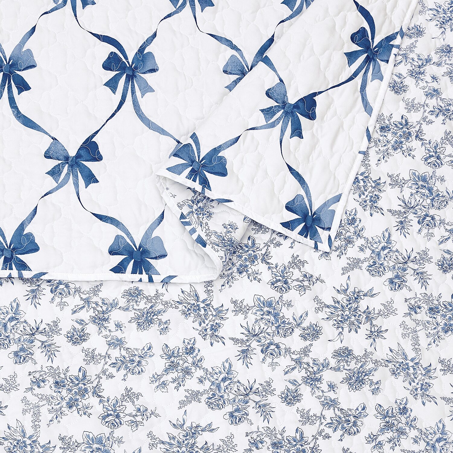 Modern Heirloom Abigail Bow Reversible Quilt Set