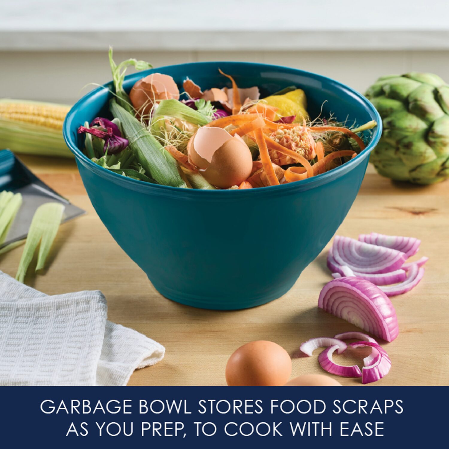 Rachael Ray 4-pc. Prep Garbage Bowl Set