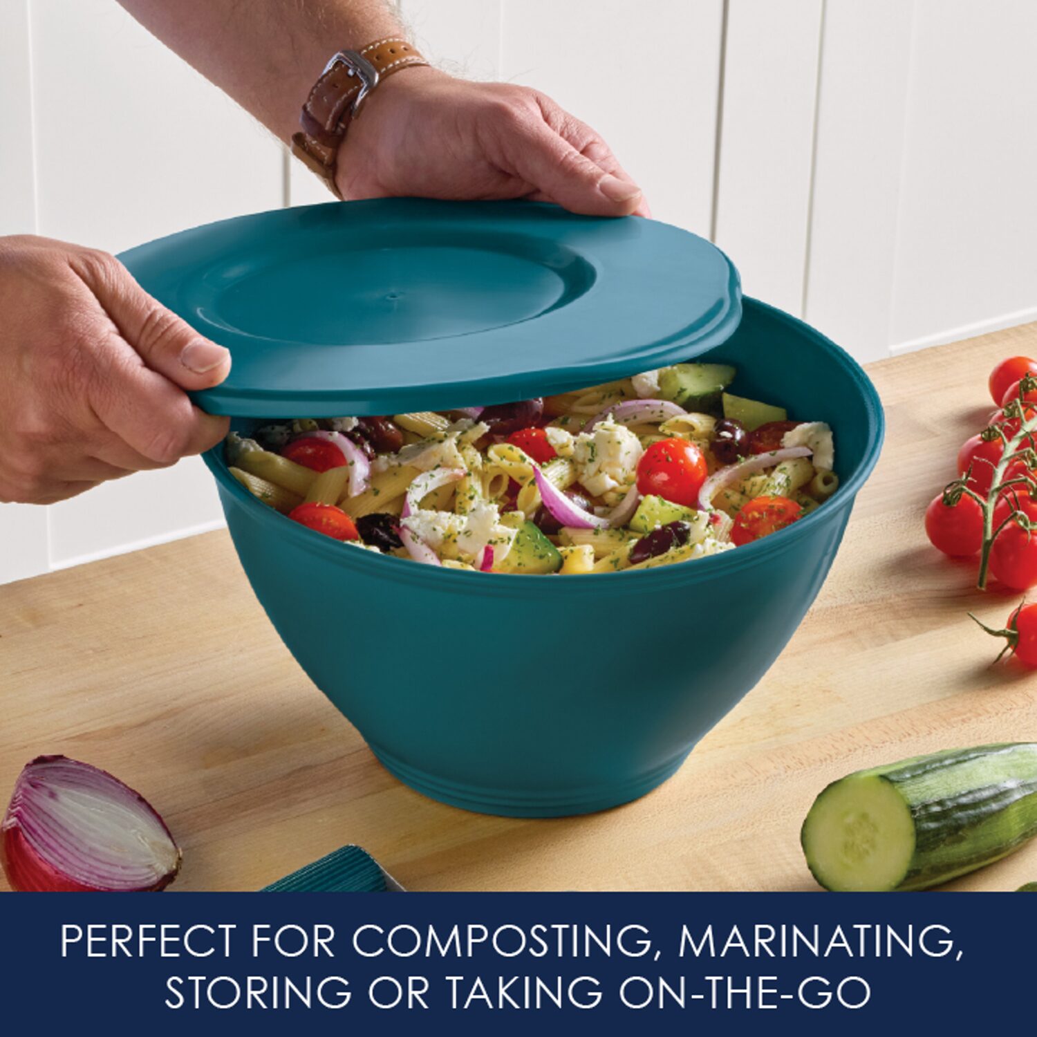 Rachael Ray 4-pc. Prep Garbage Bowl Set