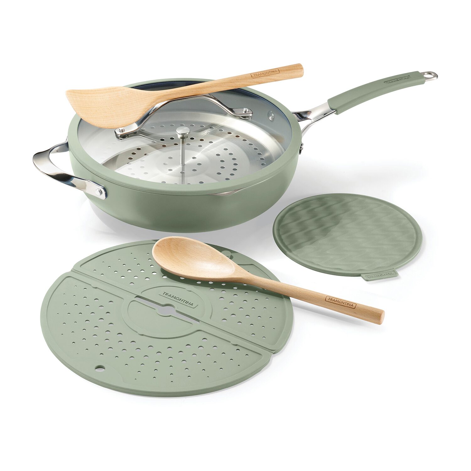 Tramontina Vue All-In-One Plus Ceramic 7-pc. Cookware Set