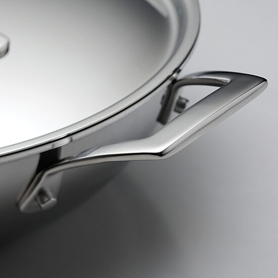 Tramontina Utsava Stainless Steel 1.8-qt. Kadai with Lid