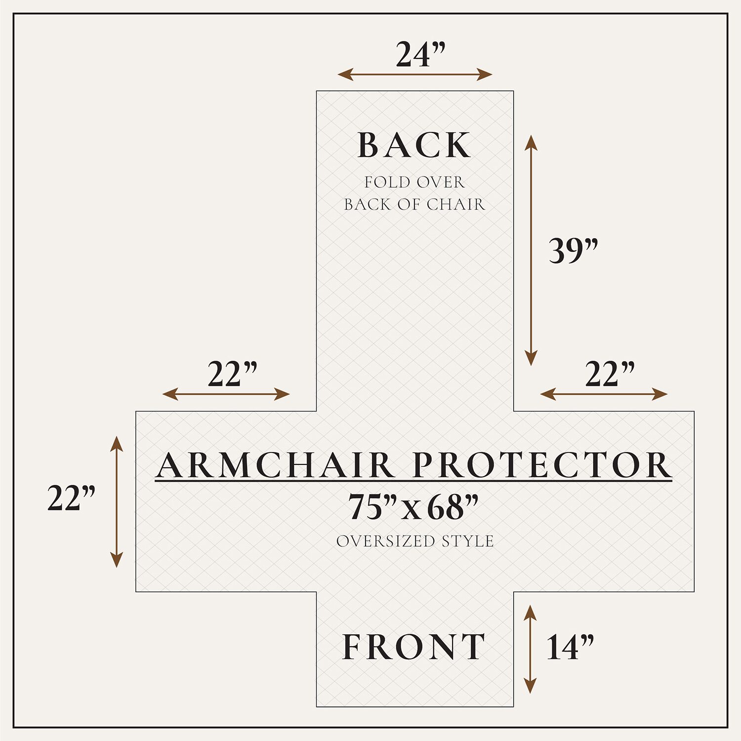Linery Velvet Furniture Chair Protector