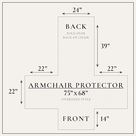 Linery Velvet Furniture Chair Protector
