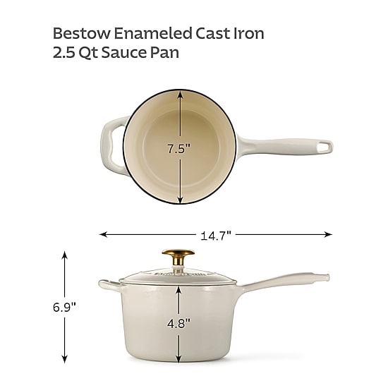 Tramontina Bestow Cast Iron 2.5-qt. Sauce Pan